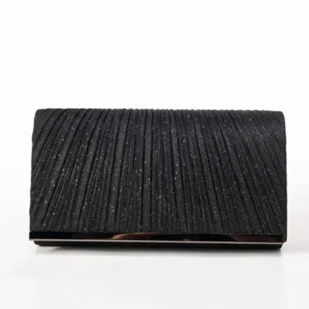 NWT Black Clutch w/ chain